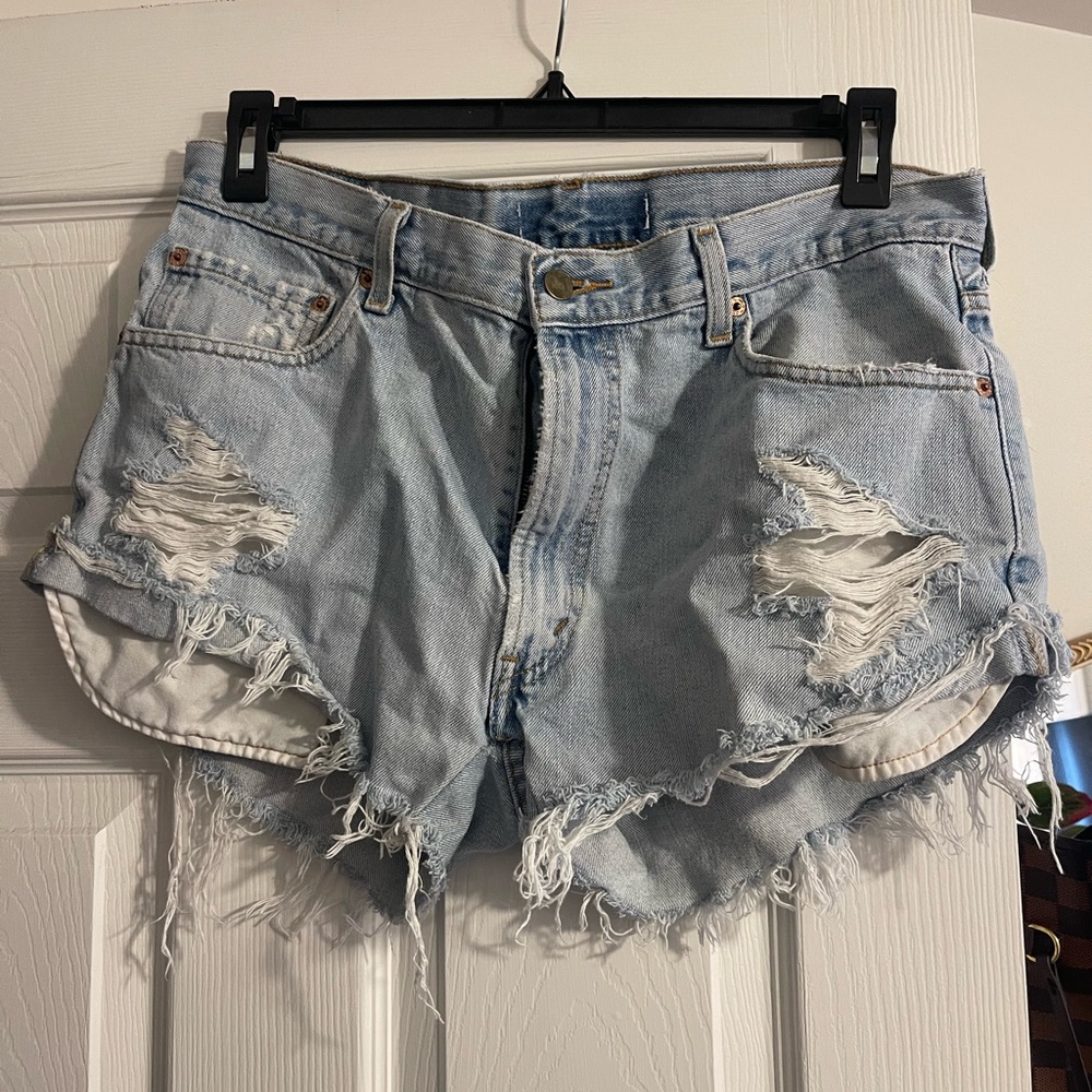 Levi’s reworked jean shorts  size xl 30/31
